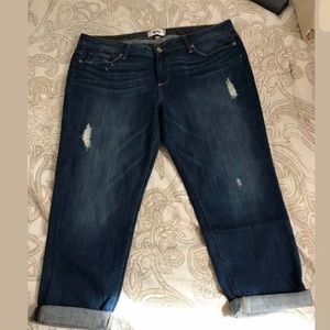 Paige Jimmy Jimmy Crop Boyfriend Jean